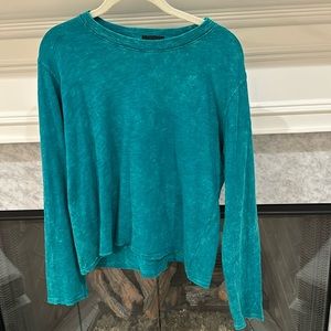 ATM, Green/Blue tie-dye top